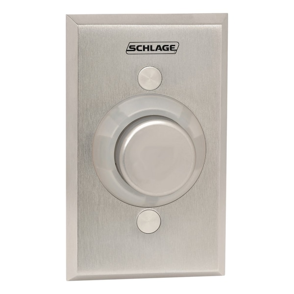 1-1/4-in Button, Single Gang, Aluminum Button, Double Pole Double Throw